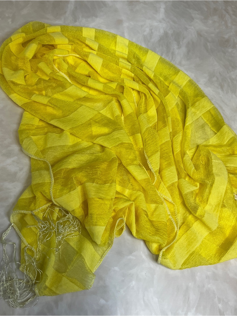 Sunshine Yellow Lightweight Women's Scarf